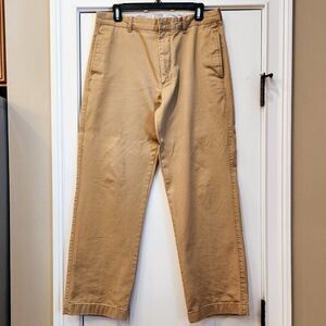 J. Crew Like New Flat Front Camel Pants 31 x 30